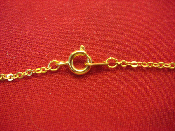 Vintage Style Lavender Rose Heart Pendant Necklace - Gold Tone 18 Inch Chain