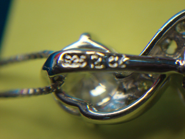 Sparkly Sterling Silver CZ Pendant with Box Chain - 7mm & 9mm Cubic Zirconia