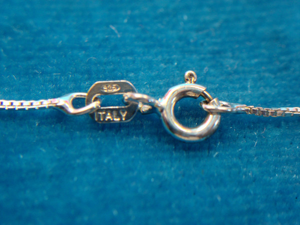 Sparkly Sterling Silver CZ Pendant with Box Chain - 7mm & 9mm Cubic Zirconia