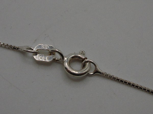 Sparkling Sterling Silver & Diamond Treble Cleff Necklace - 0.925 Silver, 6 Diamonds