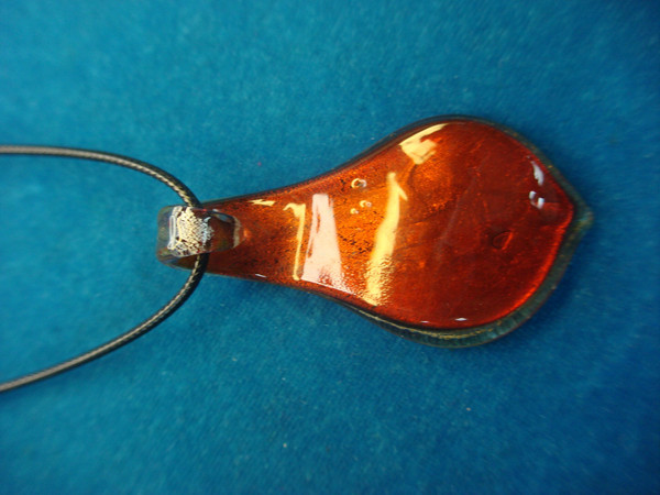 Hand Blown Murano Glass Pendant Necklace - Vibrant & Intricate Design