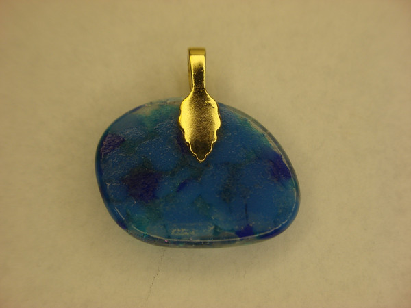 Handmade Murano Glass Pendant Necklace - Vibrant Colors & Adjustable Cord