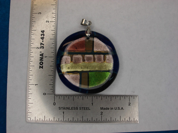 Handmade Murano Glass Pendant Necklace - Unique Handblown Art & Adjustable Cord