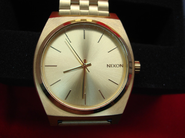 Nixon Minimal 'The Time Teller' A045 511 Watch - New & Boxed, Stainless Steel, Gold-Tone