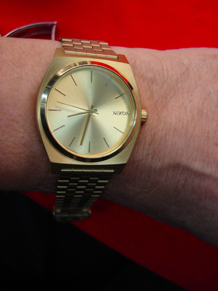 Nixon Minimal 'The Time Teller' A045 511 Watch - New & Boxed, Stainless Steel, Gold-Tone