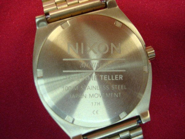 Nixon Minimal 'The Time Teller' A045 511 Watch - New & Boxed, Stainless Steel, Gold-Tone