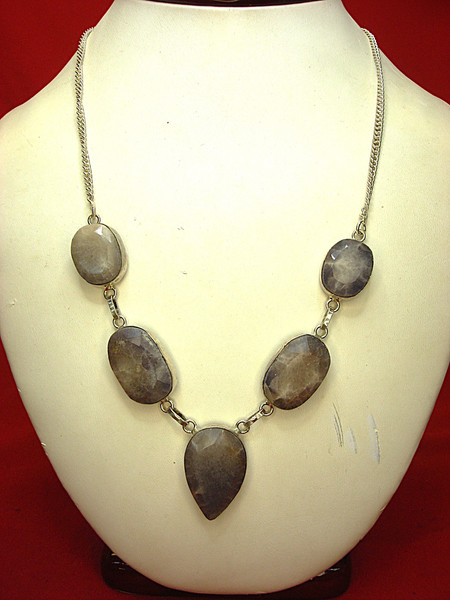 Sterling Silver Amethyst Necklace - Custom, Natural Gemstones | 12-16 Inches