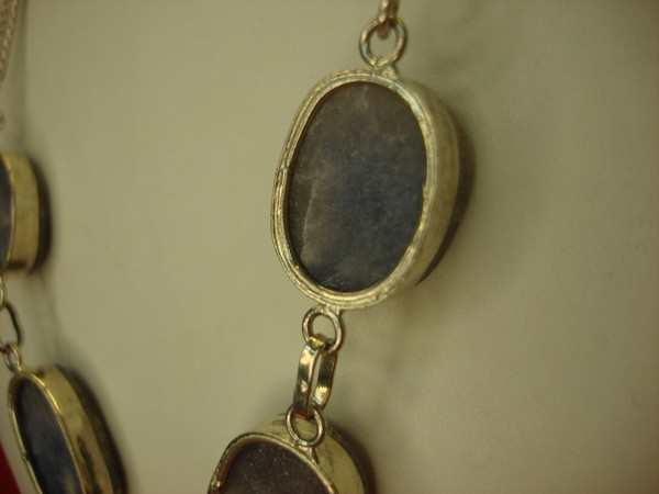 Sterling Silver Amethyst Necklace - Custom, Natural Gemstones | 12-16 Inches