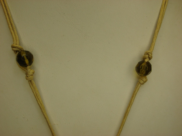 Vintage Green Quartz Chicken Necklace | Boho Style with Glass Beads