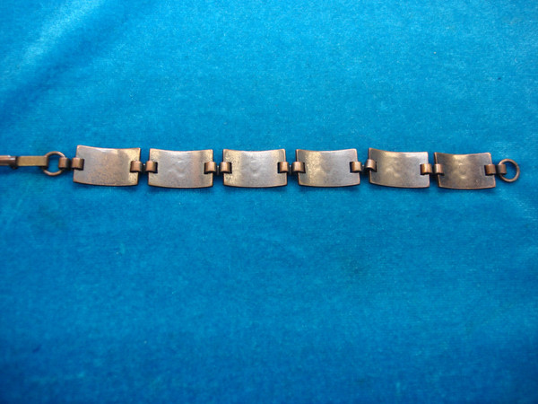 Vintage Copper-Tone Thunderbird Bracelet - 6.5