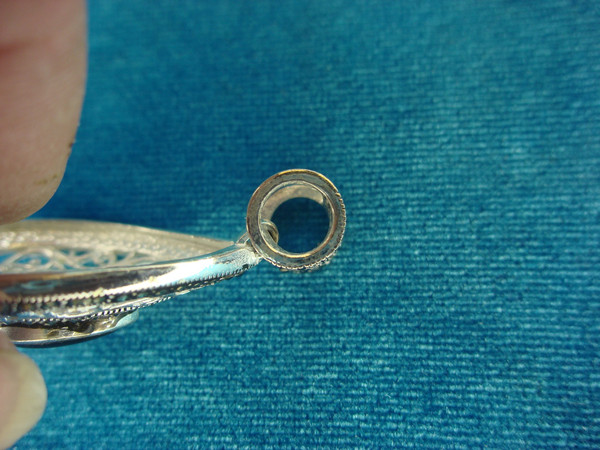 Sterling Silver Onyx & Marcasite Pendant - Pre-Owned, Excellent Condition