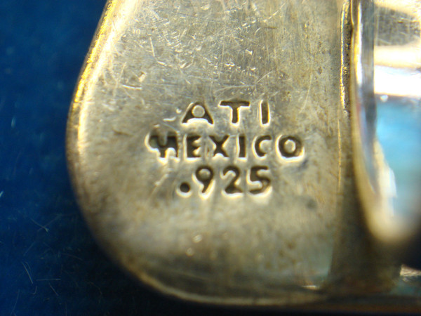 Vintage Mexican Sterling Silver Tanzanite Ring Size 6.25 - 9.6g