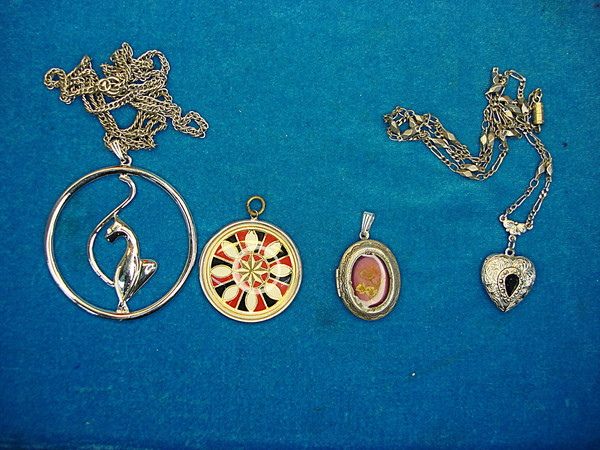 Vintage Estate Necklace & Pendant Lot of 4 - Unique Jewelry Finds