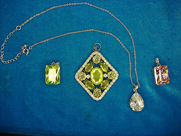 Vintage Estate Necklace & Pendant Set of 4 - Unique Old Jewelry