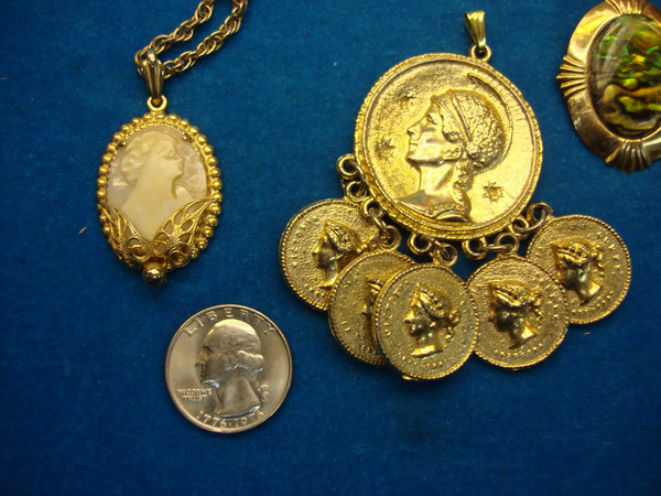 Vintage Estate Necklace & Pendant Lot - Unique, Striking Pieces