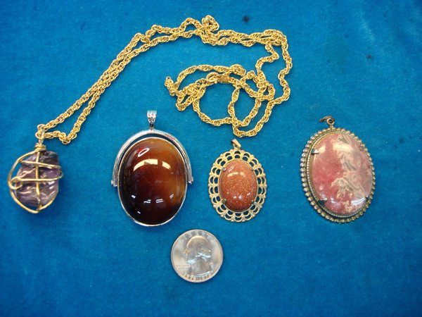 Vintage Estate Necklace & Pendant Lot - Unique Antique Jewelry