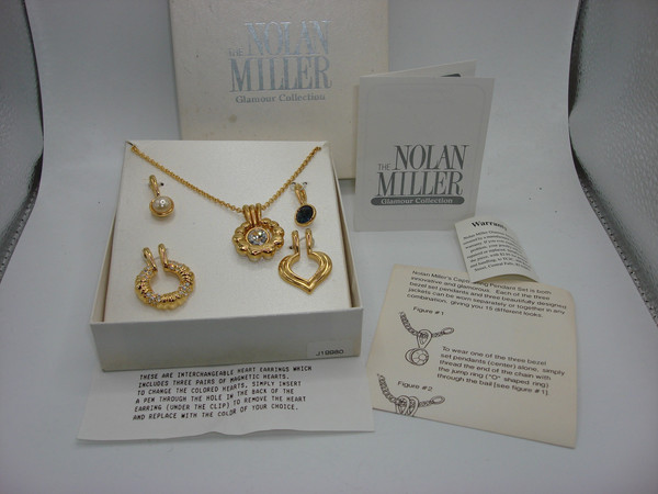 Vintage Nolan Miller Glamour Collection Interchangeable Necklace (24