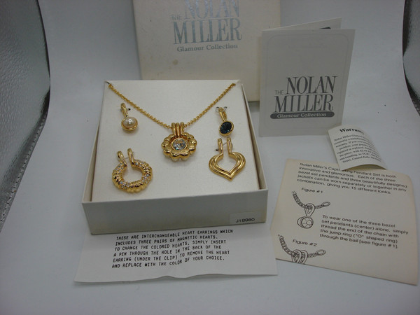 Vintage Nolan Miller Glamour Collection Interchangeable Necklace (24