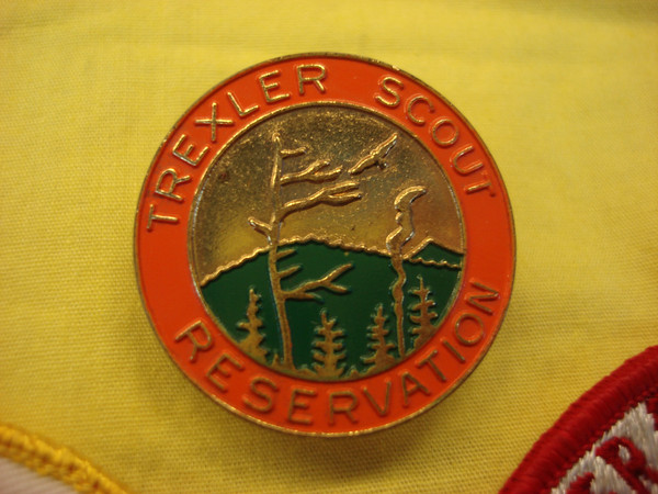 Vintage Boy Scouts of America Trexler Reservation Uniform Lot (1960s-70s) - Neckerchiefs, Patches & Slide