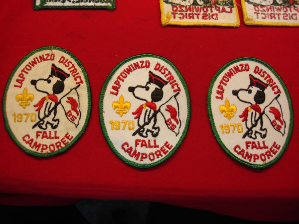 Vintage Boy Scout Patches: Laptowinzo District Lehigh 1960s-70s - Camporee, Operation Igloo & Soar