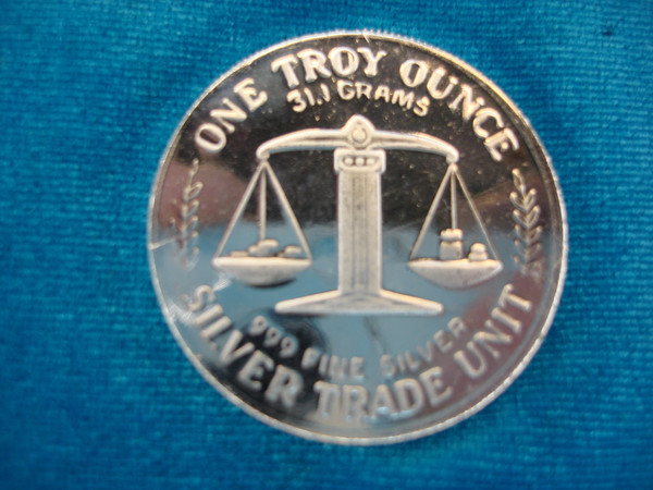 1 Troy Oz .999 Fine Silver Round - Unique & Provocative Design - Conversation Starter