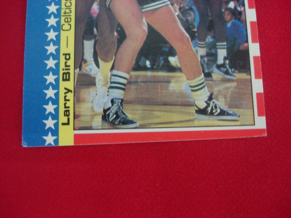 Vintage 1987-88 Fleer Larry Bird Celtics Insert Sticker Card #4 - PSA Graded (Condition Details In Photos)