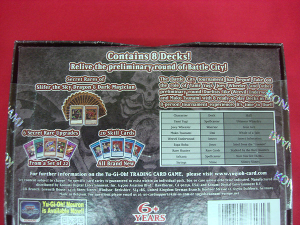 YU-GI-OH! Speed Duel Streets of Battle City 8 Decks Factory Sealed + 6 Secret Rare Upgrades