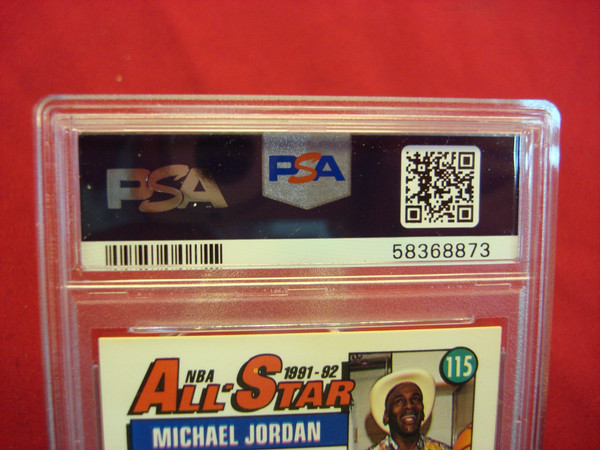 PSA NM-MT 8 1992 Topps Michael Jordan Rookie Card #115 - All-Star Fresh Grade