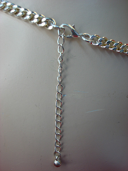 Vintage Blue Stone Necklace | Silver Tone, Adjustable 18-21in