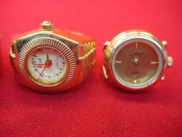 Vintage Ladies' Ring Watches (Set of 6) - Estate Find - Parts or Repair