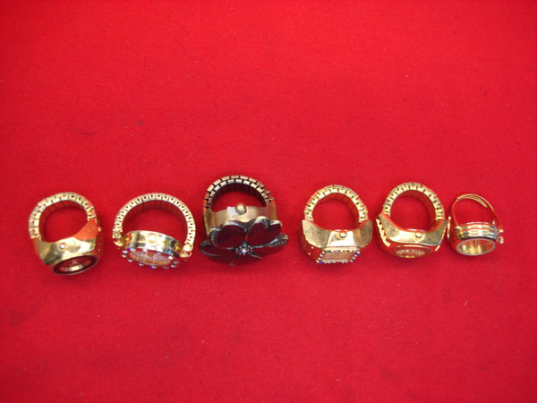 Vintage Ladies' Ring Watches (Set of 6) - Estate Find - Parts or Repair