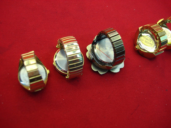 Vintage Ladies' Ring Watches (Set of 6) - Estate Find - Parts or Repair
