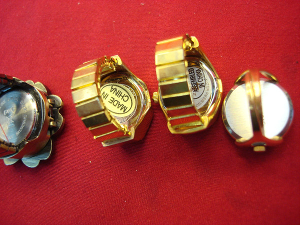 Vintage Ladies' Ring Watches (Set of 6) - Estate Find - Parts or Repair