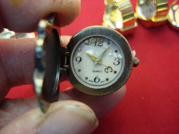 Vintage Ladies' Ring Watches (Set of 6) - Estate Find - Parts or Repair