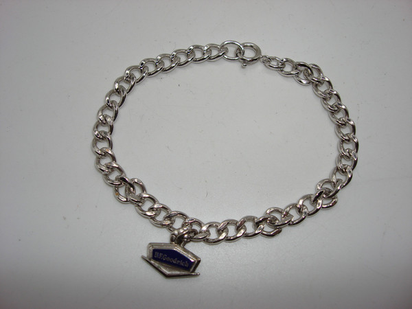 Vintage Sterling Silver B.F. Goodrich Charm Bracelet - 7 Inch
