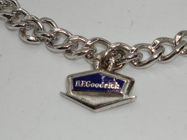 Vintage Sterling Silver B.F. Goodrich Charm Bracelet - 7 Inch