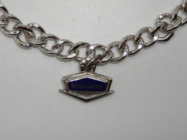 Vintage Sterling Silver B.F. Goodrich Charm Bracelet - 7 Inch