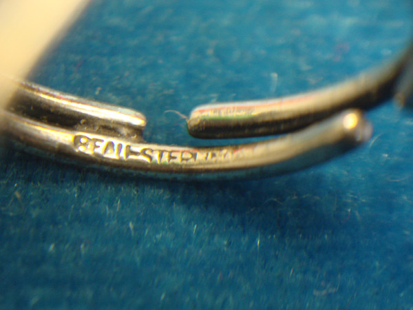 Vintage Sterling Silver Ring with Faux Jade, Size 6-7 - Unique Character