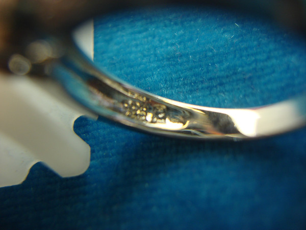 Vintage Sterling Silver Ring with Gold Vermeil Heart & Diamond Accent (Size 8)