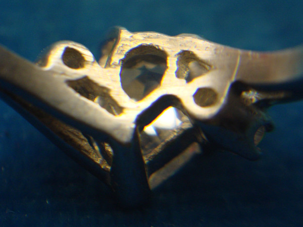 Sterling Silver Ring with Sparkling Simulated Diamond & Accent Stones - Size 7