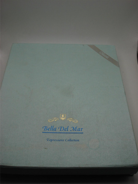 Vintage-Inspired Della del Mar Parure Set - Silver, Black Glass & Venetian Foil