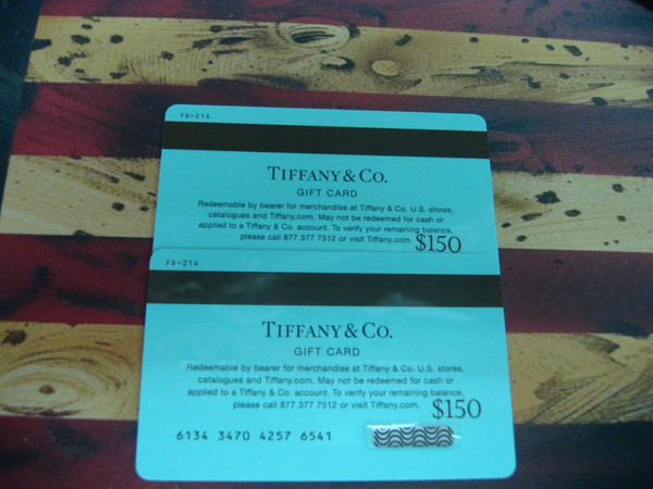 Tiffany & Co Gift Card Set ($600 Value) - 12 Cards, Decorative Boxes