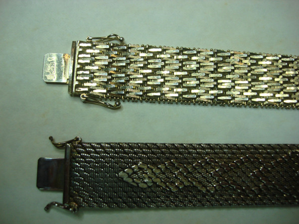 Vintage Monster Mesh Bracelets Set (2 pcs) - Heavy Duty & Statement-Making