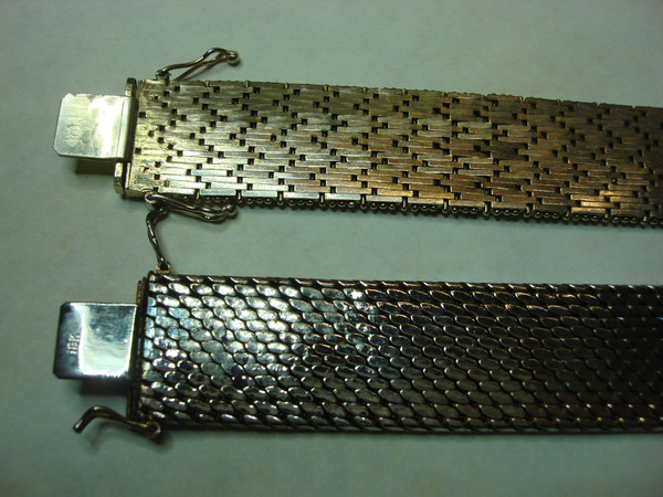 Vintage Monster Mesh Bracelets Set (2 pcs) - Heavy Duty & Statement-Making