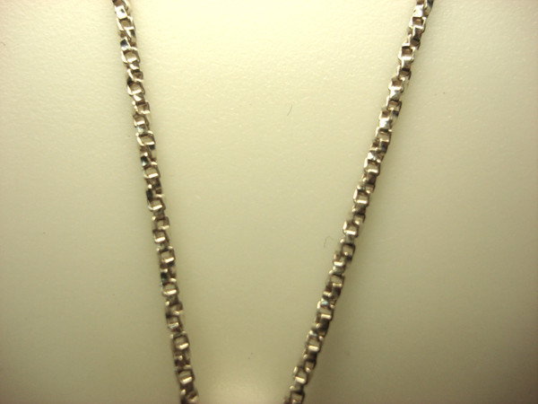 Sterling Silver Cross Necklace with Cubic Zirconia & Amethyst - 24