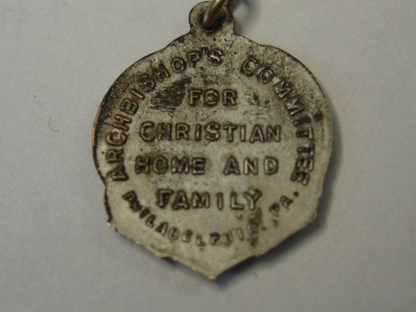 Vintage Infant Jesus Medal - Protect Us! Philadelphia, PA Catholic Charm