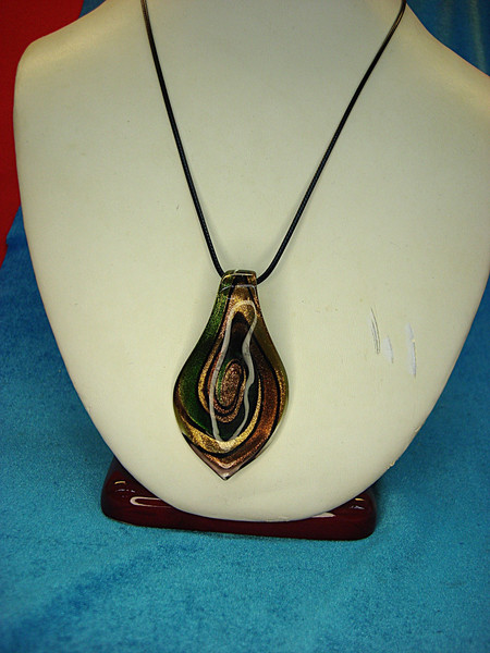Handmade Murano Glass Pendant Necklace - Elegant & Unique Gift