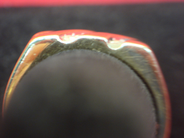 10K Yellow Gold Men's Diamond Ring - 1/2ctw Sparkle, Size 10 3/4