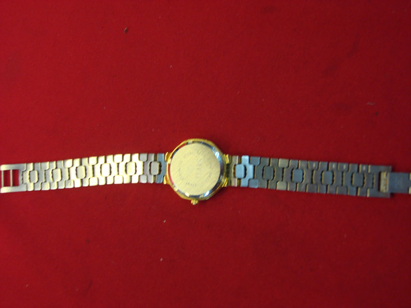 Vintage Baylor Ladies Quartz Watch - Octagonal Gold-Tone Case - 25 Year Service Award