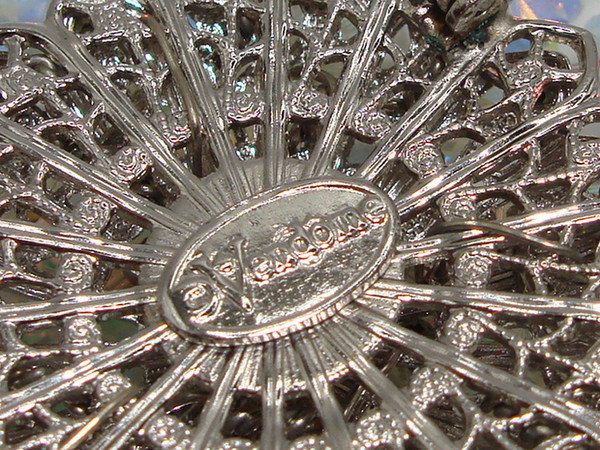 Vintage 1960s Vendome Aurora Borealis Crystal Brooch - Estate Find